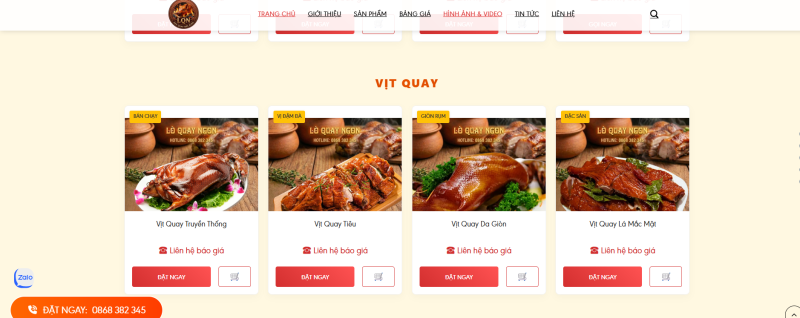 Tham khảo giá tại Lò quay ngon