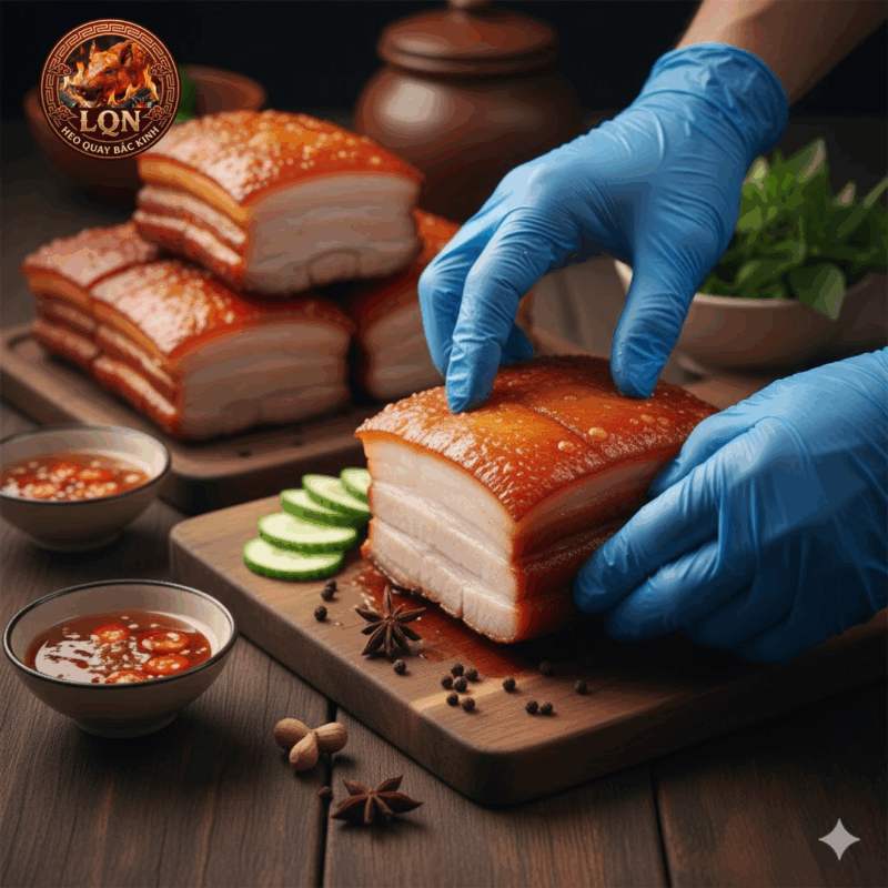 Bí quyết chọn heo quay ba chỉ