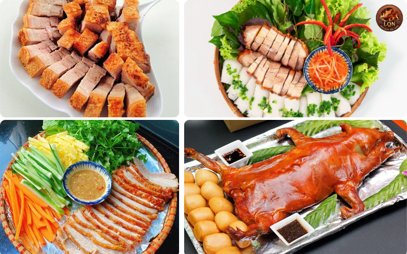 Sự kết hợp đa dạng từ heo quay