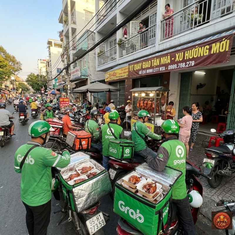 Vì sao nên chọn giao Vịt Quay tận nơi