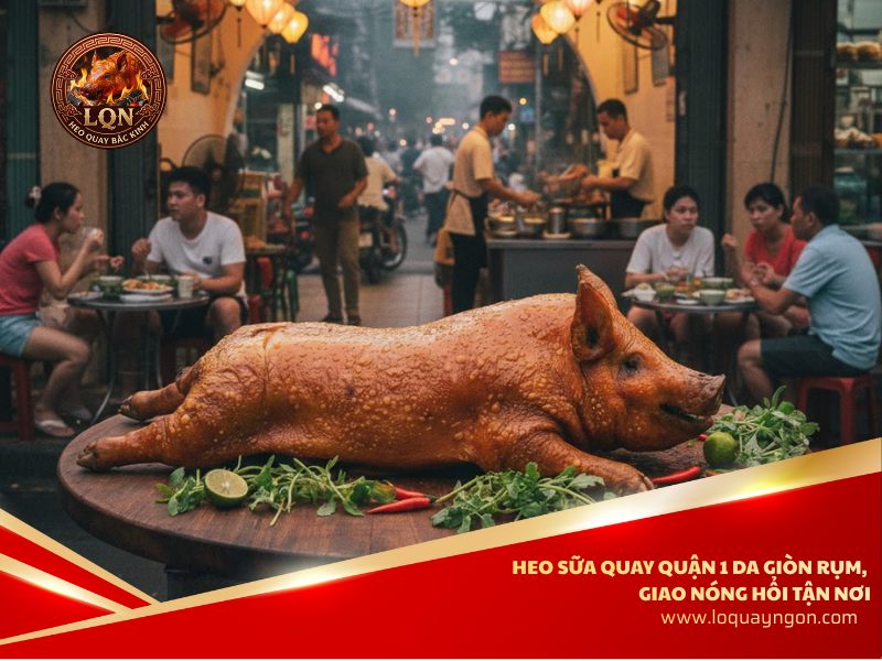 Heo sữa quay quận 1 ngon